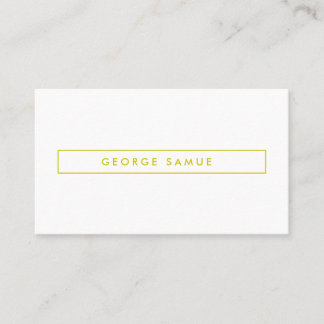 Elegant Minimal Business Branding Business Card