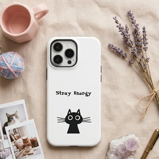 Elegant Minimal Cat Lover Gift cute Otterbox Case (Créateur téléchargé)