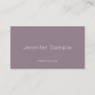 Elegant Minimal Design Modern Plain Luxury Trendy Business Card