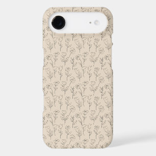 Elegant Minimal Floral Line Pattern