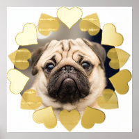 Elegant minimal heart photo