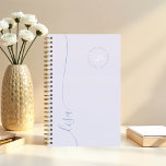Elegant Minimal Monogram Initials Script Name Planner<br><div class="desc">Sleek, sophisticated, and uniquely yours—our Elegant Minimal Monogram Initials Script Name Personalized Planner brings together luxury and functionality. This beautifully designed planner features a clean, minimal aesthetic that ensures your day-to-day planning is as stylish as efficient. Whether you're staying organized at work, jotting down personal goals, or keeping track of...</div>