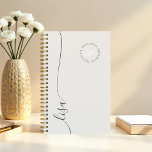 Elegant Minimal Monogram Initials Script Name Planner<br><div class="desc">Sleek, sophisticated, and uniquely yours—our Elegant Minimal Monogram Initials Script Name Personalized Planner brings together luxury and functionality. This beautifully designed planner features a clean, minimal aesthetic that ensures your day-to-day planning is as stylish as efficient. Whether you're staying organized at work, jotting down personal goals, or keeping track of...</div>