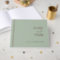 Elegant, Minimal Real Foil and Pale Green Wedding