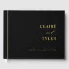 Elegant, Minimal Real Foil Black Wedding