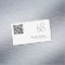 ELEGANT MINIMAL SCRIPT QR CODE Business MAGNET