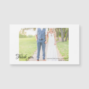 Elegant Minimal Typography Wedding Photo