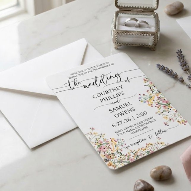 Elegant Minimal Wedding Invitation (Creator Uploaded)