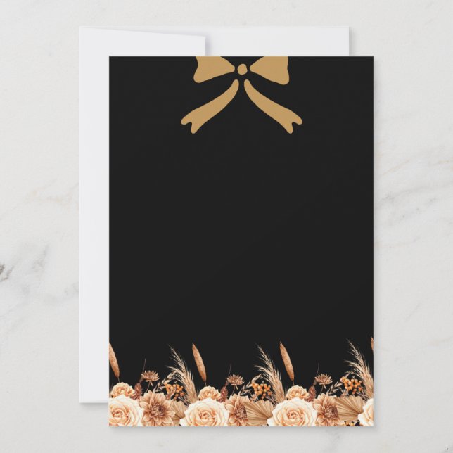 Elegant Minimal Wedding Invitation Template (Front)