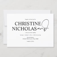 Elegant Minimalism Wedding Dinner and Dancing