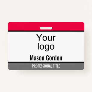 Elegant, minimalist badge