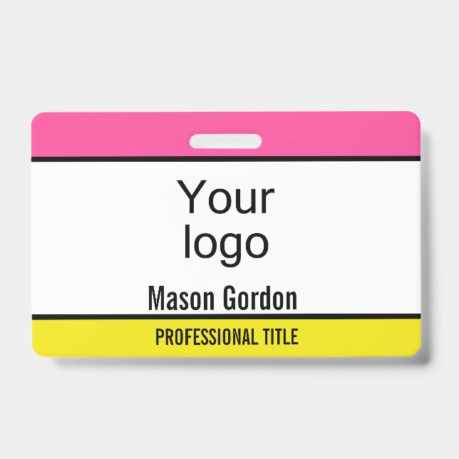 Elegant, minimalist badge (Front)