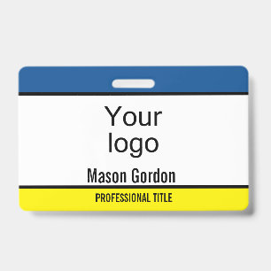 Elegant, minimalist badge