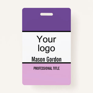 Elegant, minimalist badge