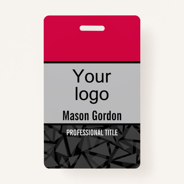 Elegant, minimalist badge (Front)