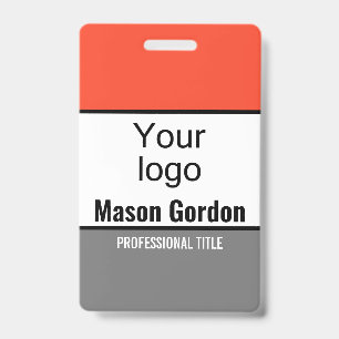 Elegant, minimalist badge