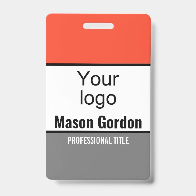 Elegant, minimalist badge (Front)