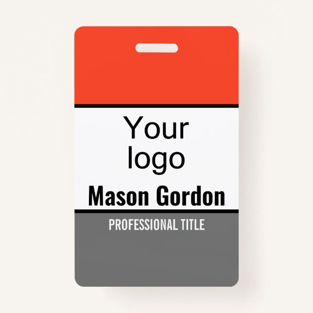Elegant, minimalist badge (Front)