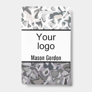 Elegant, minimalist badge