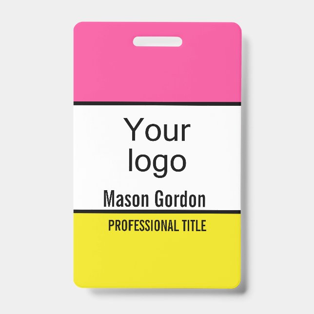 Elegant, minimalist badge (Front)