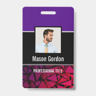 Elegant, minimalist badge