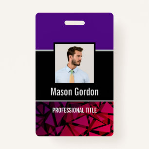 Elegant, minimalist badge