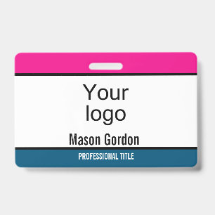 Elegant, minimalist badge