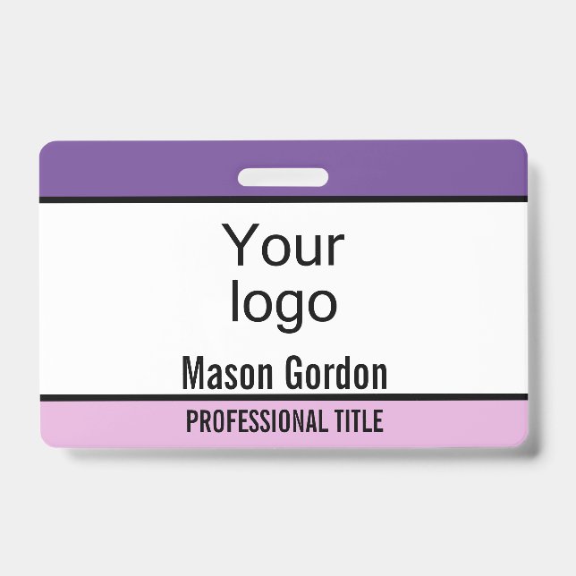 Elegant, minimalist badge (Front)