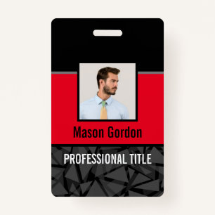 Elegant, minimalist badge