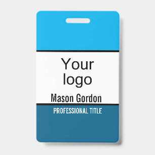 Elegant, minimalist badge