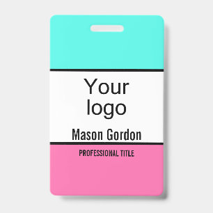 Elegant, minimalist badge