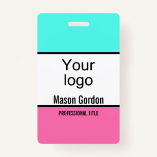 Elegant, minimalist badge