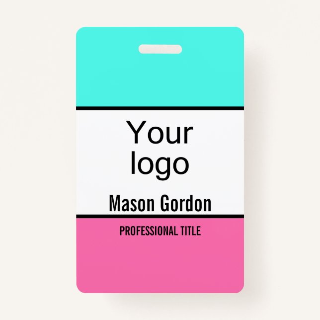 Elegant, minimalist badge (Front)