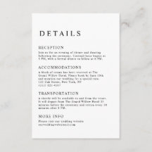 Elegant Minimalist Black and White Wedding Details