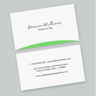 Elegant Minimalist Business Card Design   DP7