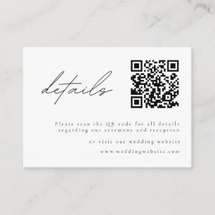 Elegant Minimalist Calligraphy Details  Enclosure