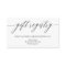 Elegant Minimalist Calligraphy Gift Registry