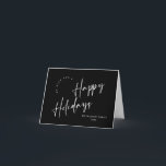 Elegant Minimalist Christmas Greeting Holiday Card<br><div class="desc">Feel free to contact me if you need any help or new item. I respond soon.</div>