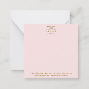 Elegant Minimalist Company Business Logo Branded Card