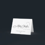 Elegant Minimalist Corporate Christmas Greeting Holiday Card<br><div class="desc">You can change the colour of all text, the background colour and pine trees at the back. You can do it in the Zazzle editor, feel free to contact me if you need details on how to do it, or if you need any other help or new item. I respond...</div>