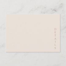 Elegant Minimalist Desert Sand Copper Wedding