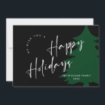 Elegant Minimalist Golden Christmas Greeting Holiday Card<br><div class="desc">Feel free to contact me if you need any help or new item. I respond soon.</div>