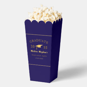 Elegant Minimalist Graduation Cap Grad Party Favor Box