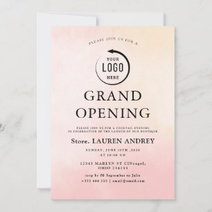 Elegant Minimalist Grand Opening Invitation