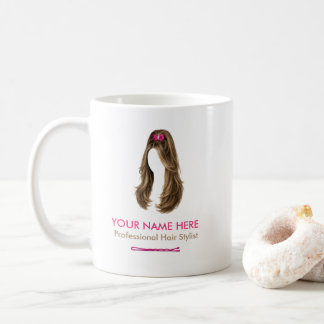 Elegant Minimalist Hair Stylist Mug
