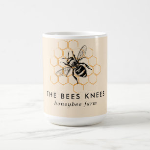 Elegant & Minimalist Honey Beekeeper Coffee Mug