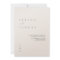 Elegant Minimalist Ivory Wedding Invitation