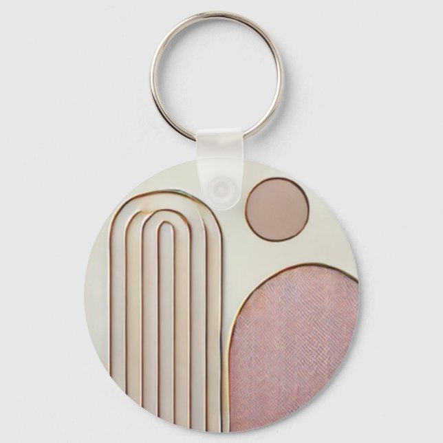 Elegant Minimalist Keychain  (Front)