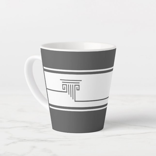 Elegant Minimalist Latte Mug (Angle gauche)