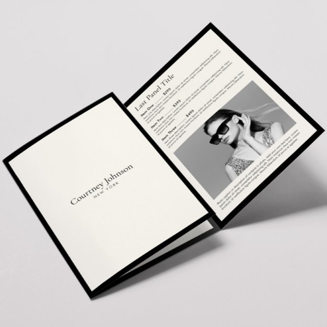 Elegant Minimalist Luxury Boutique Ivory Brochure (Creator Uploaded)